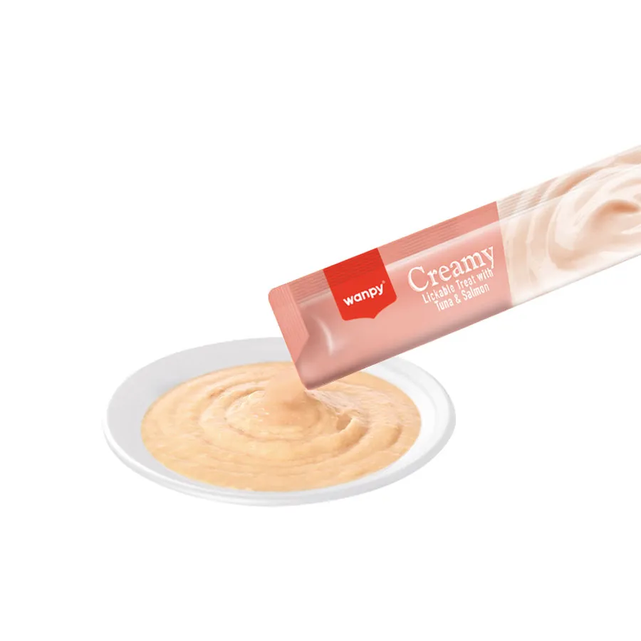 Wanpy Cat Нежное пюре из тунца и лосося