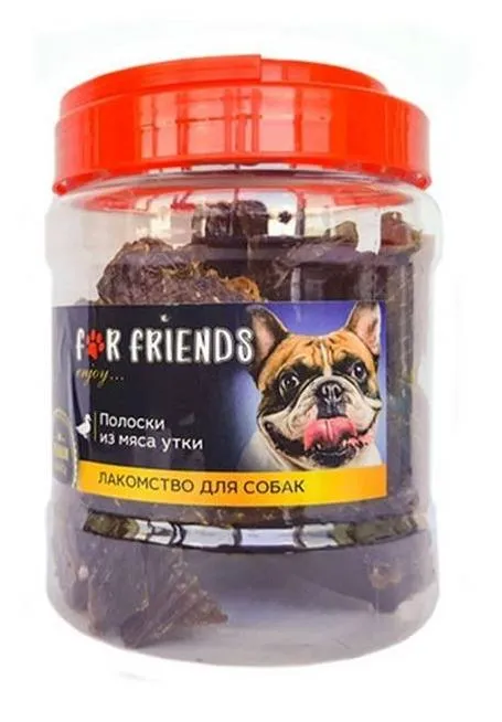 For Friends Полоски из мяса утки 500 г