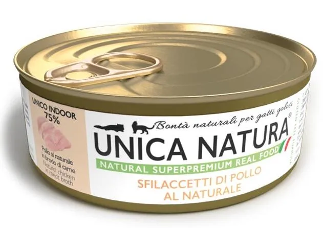 Unica Natura UNICO INDOOR Филе курицы для кошек