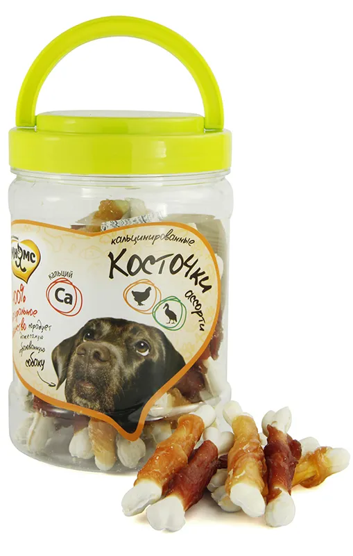 Мнямс Кальцинированные косточки с курицей