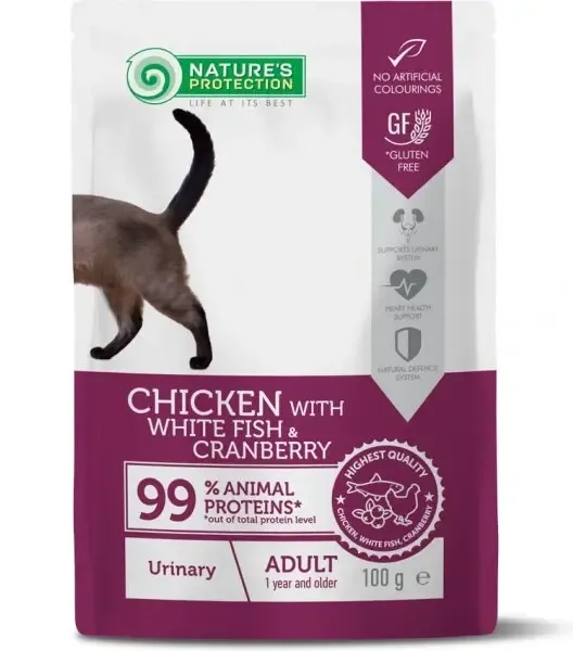 Nature"s Protection Консервы Urinary Health (Курица и белая рыба), 100 г