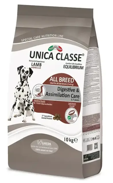 Unica Classe Adult All Breeds Digestive&Assimilation Care (Ягненок)