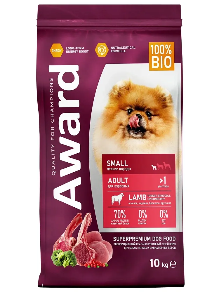 Award Adult Small Dog (Ягненок, индейка)
