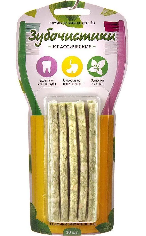 Зубочистики для собак Палочки жевательные, 85 г