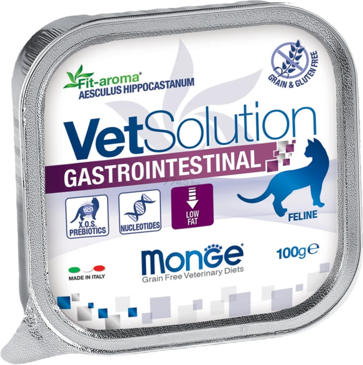 Monge Консервы VetSolution Gastrointestinal Cat (Курица, свинина), 100 г