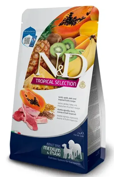 Farmina N&D LG Tropical Selection Adult Medium & Maxi (Ягненок)