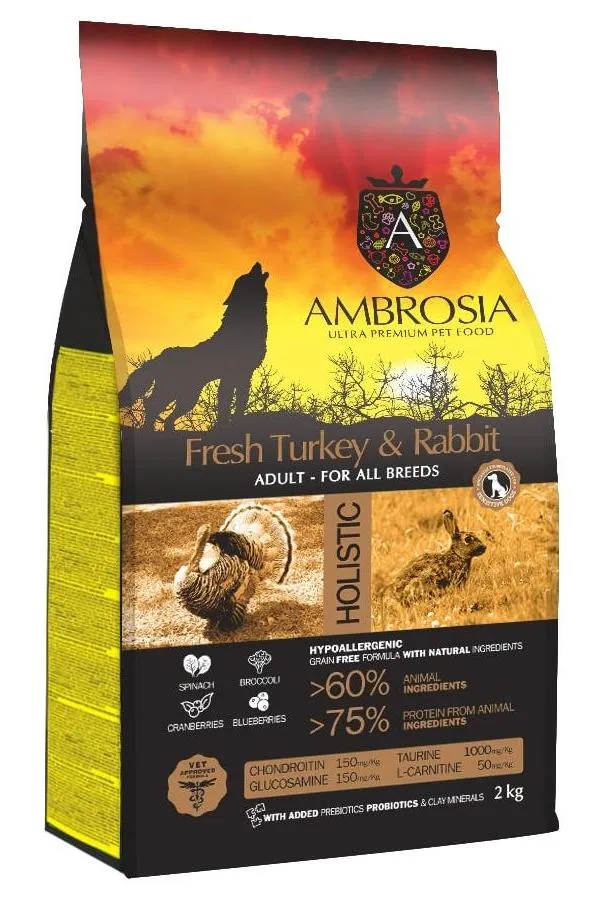 AMBROSIA Adult All Breeds (Индейка, кролик)