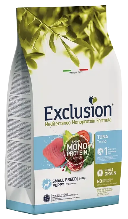 Exclusion Monoprotein Noble Grain Puppy Small (Тунец)