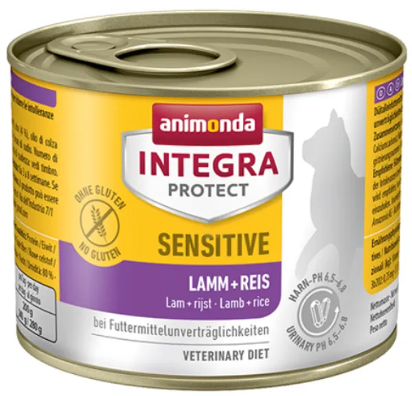 Влажный корм Animonda Integra Protect Sensitive Cat (Ягненок, рис)