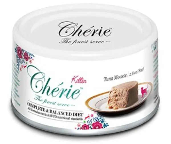 Cherie Kitten Complete&Balanced Diet Мусс (Тунец), 80 г