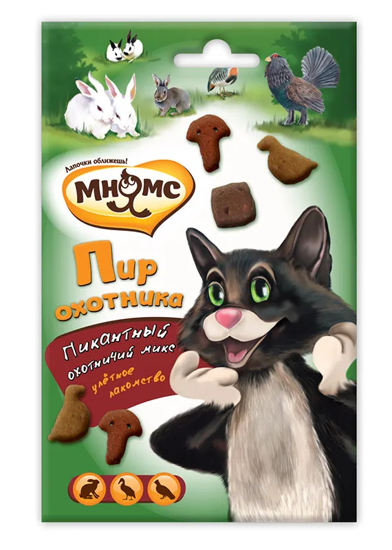 Лакомство Мнямс Микс "Пир охотника" 50 г