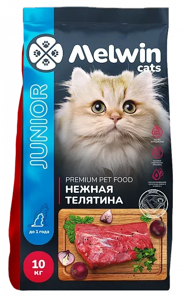 Melwin Junior Cat (Телятина)