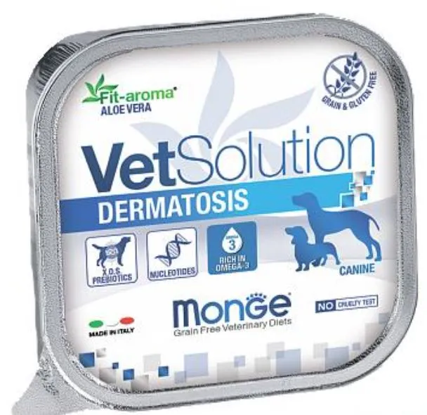 Monge Консервы VetSolution Dermatosis Dog (Свинина), 150 г