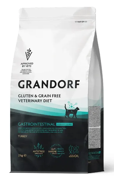 Grandorf Vet Cat Gastrointestinal Moderate Calorie (Индейка), 400 г