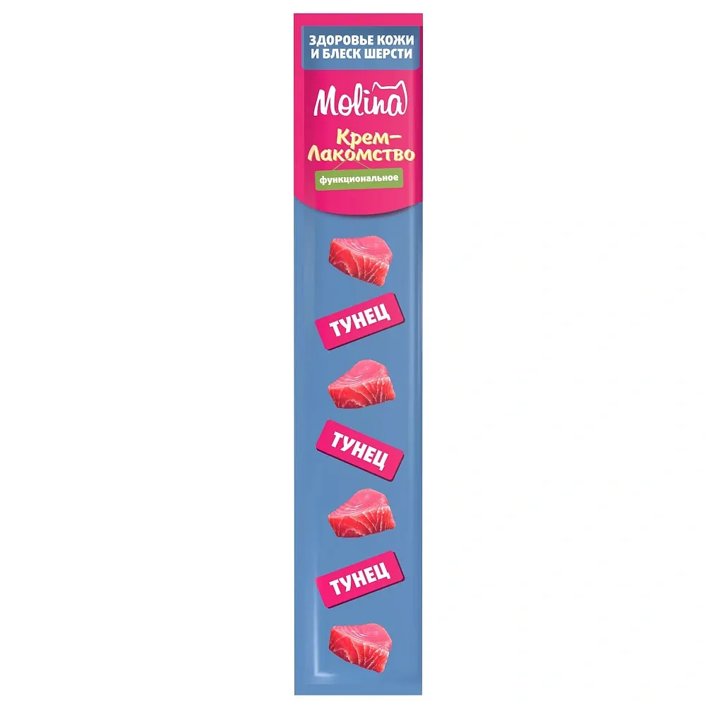 Molina Крем-лакомство с тунцом