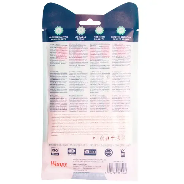 Wanpy Cat Нежное пюре из тунца и гребешка