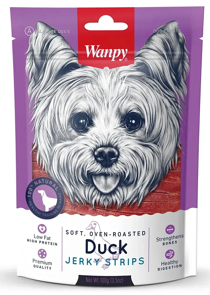 Wanpy Dog Утиная соломка, 100 г