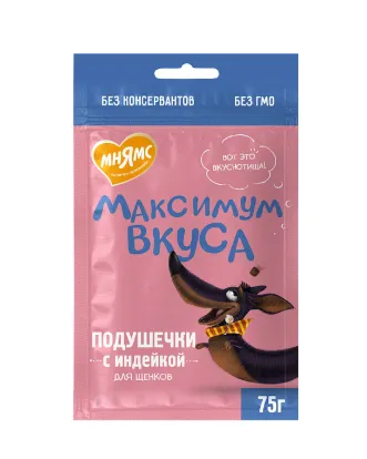 Мнямс Лакомство для щенков Максимум вкуса (Индейка)