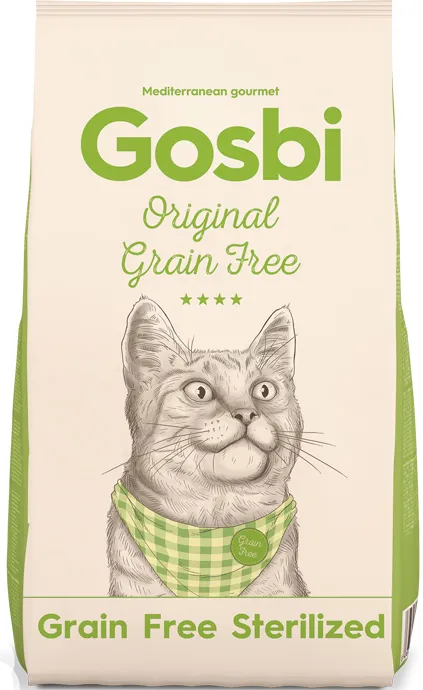 Gosbi Original Grain Free Sterilized Cat, 7 кг