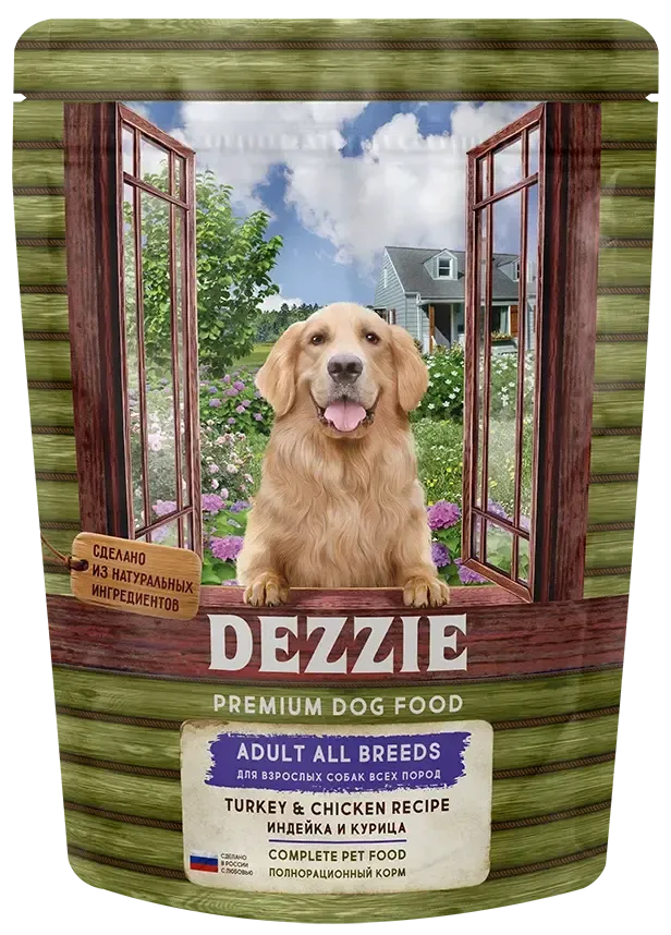 Dezzie Adult Dog (Индейка, курица)