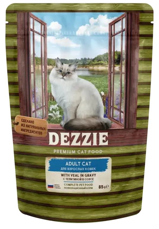 Dezzie Adult Cat Телятина в соусе