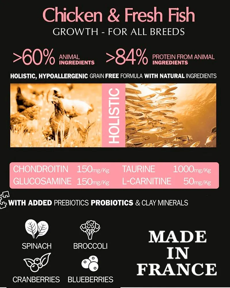 AMBROSIA Puppy All Breeds (Курица, рыба)