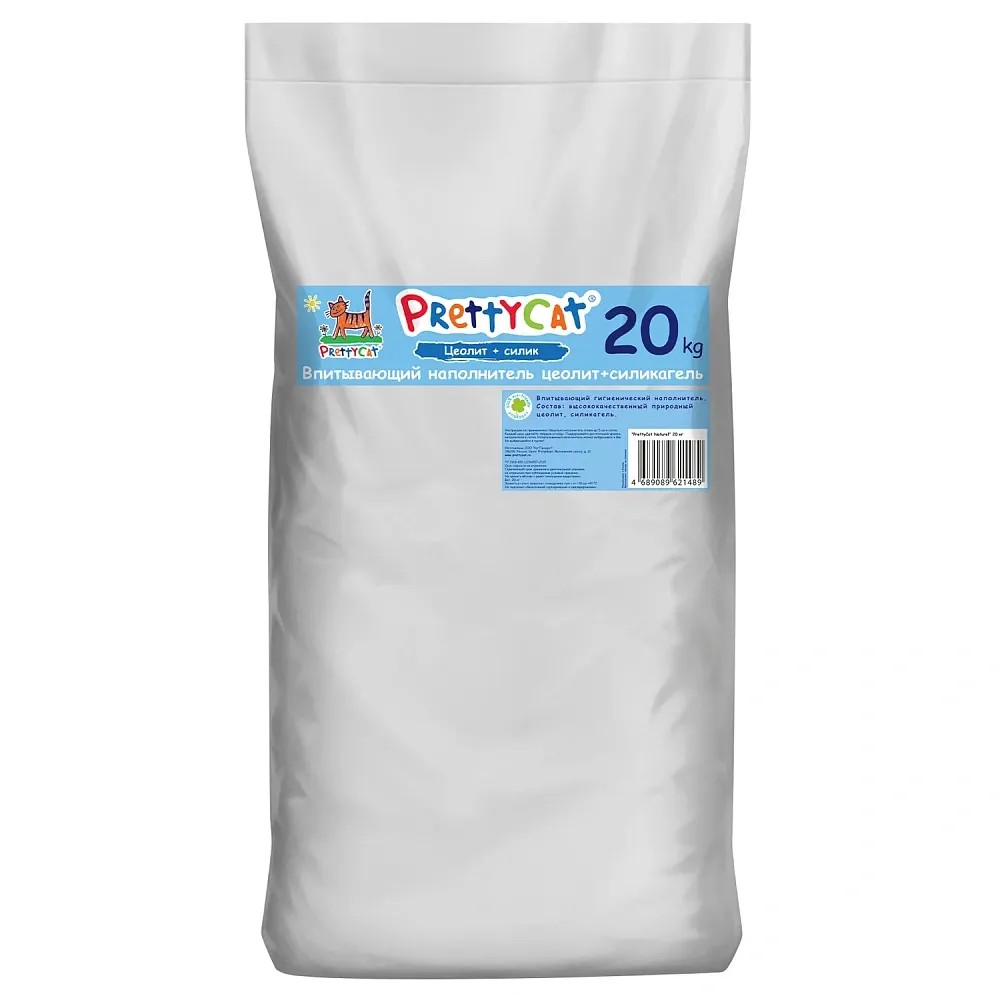PrettyCat Наполнитель глиняный с део-кристаллами Naturel