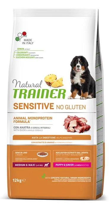 Trainer Natural Sensitive Medium&Maxi Puppy&Junior (Утка)