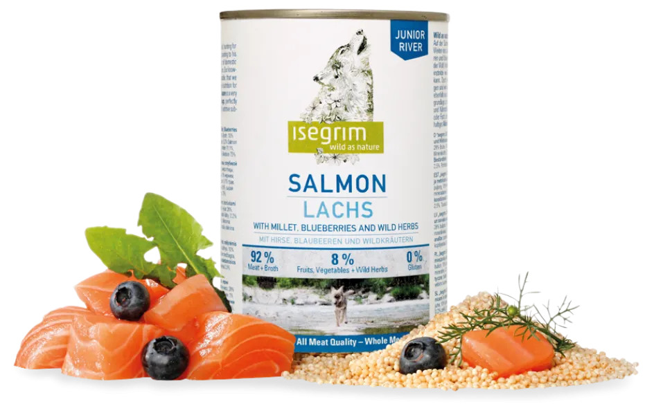 Isegrim Junior River (лосось+просо, черника, травы)