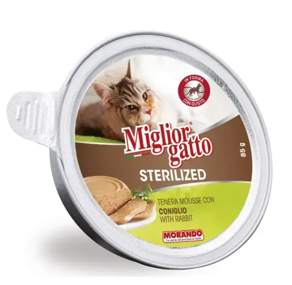 Miglior Gatto Sterilized Мусс с кроликом