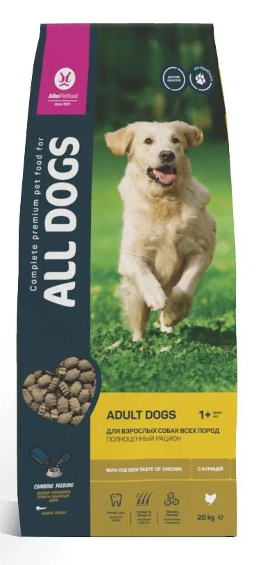 All Dogs для взрослых собак всех пород (Курица)