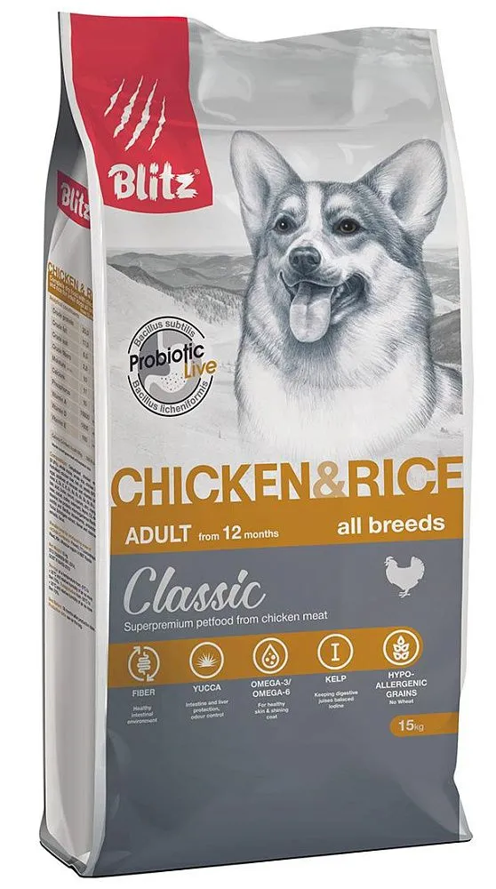 BLITZ Classic Adult (Курица, рис)