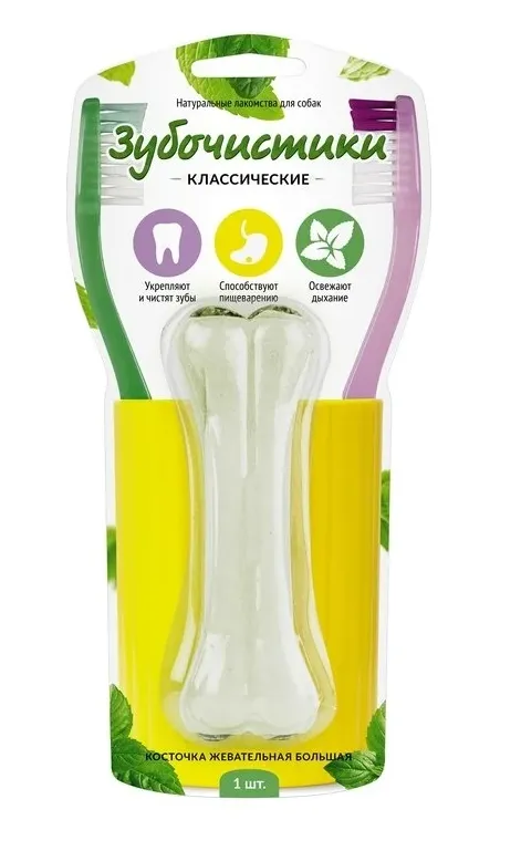 Зубочистики Косточка жевательная большая, 68 г