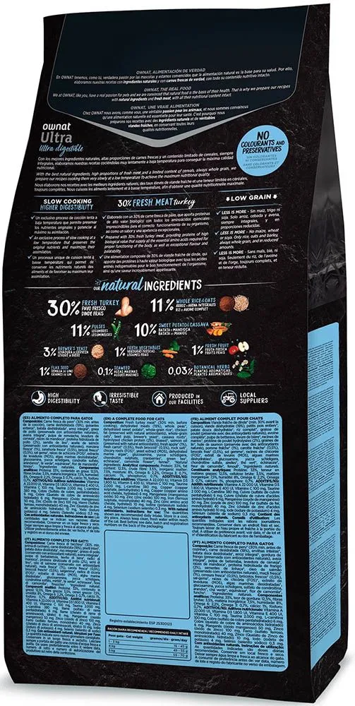 OWNAT Ultra Sterilized Cat (Индейка)