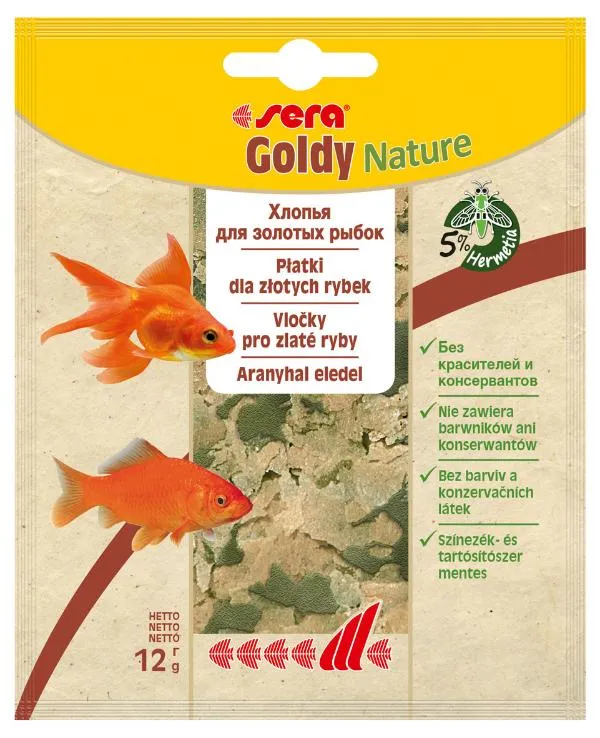 Sera Корм хлопья для золотых рыбок "Goldy Nature"