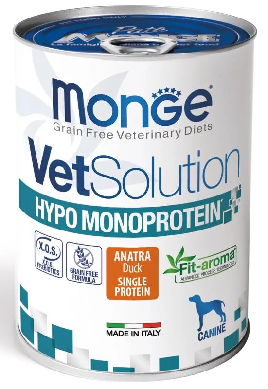 Monge VetSolution Hypo Monoprotein Dog (Утка)