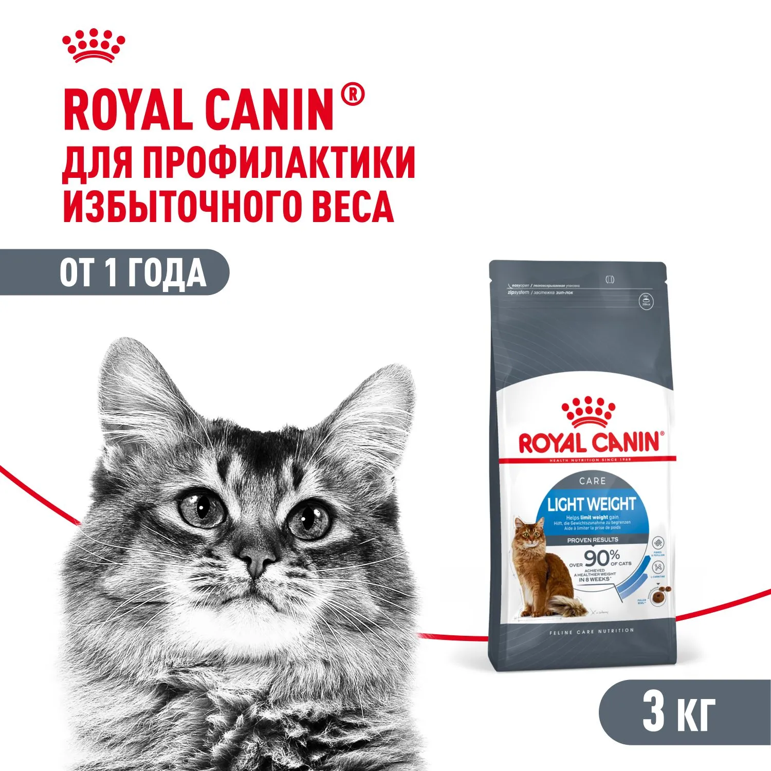 Корм Royal Canin Light Weight Care для кошек