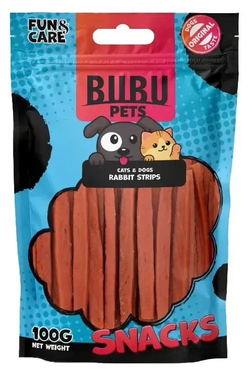 Bubu Pets Стрипсы полоски из кролика