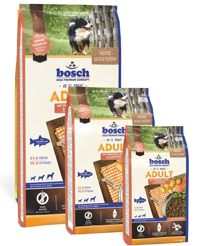 Корм Bosch Adult (Лосось, картофель) для собак