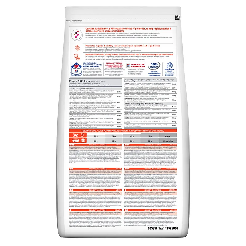 Корм Hill's Science Plan Perfect Digestion для кошек (курица и коричневый рис)