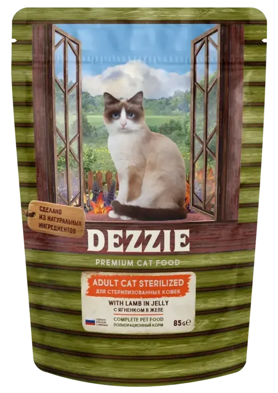 Dezzie Sterilized Cat Ягненок в желе