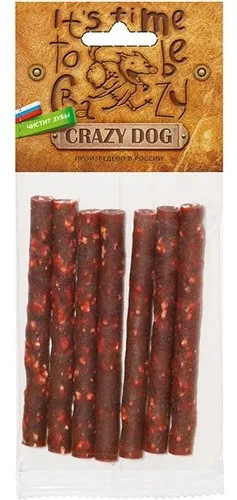 Crazy Bit Мясная соломка с говядиной для мелких собак