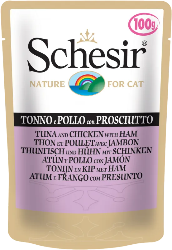 Schesir Tuna Chicken Ham (Тунец, курица, ветчина)