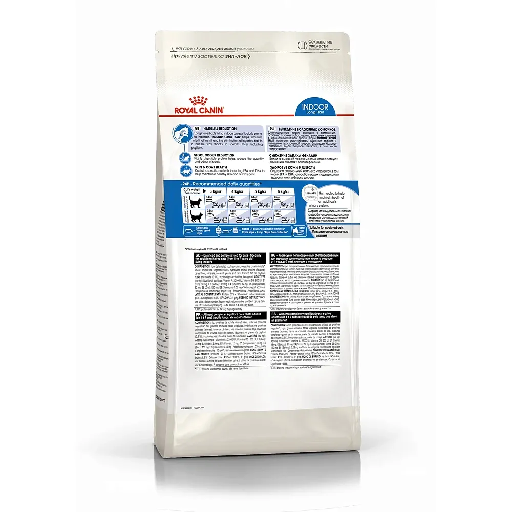 Корм Royal Canin Indoor Long Hair для кошек