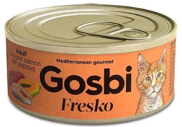 Gosbi Fresko Cat (Тунец, лосось, папайя) 70 г