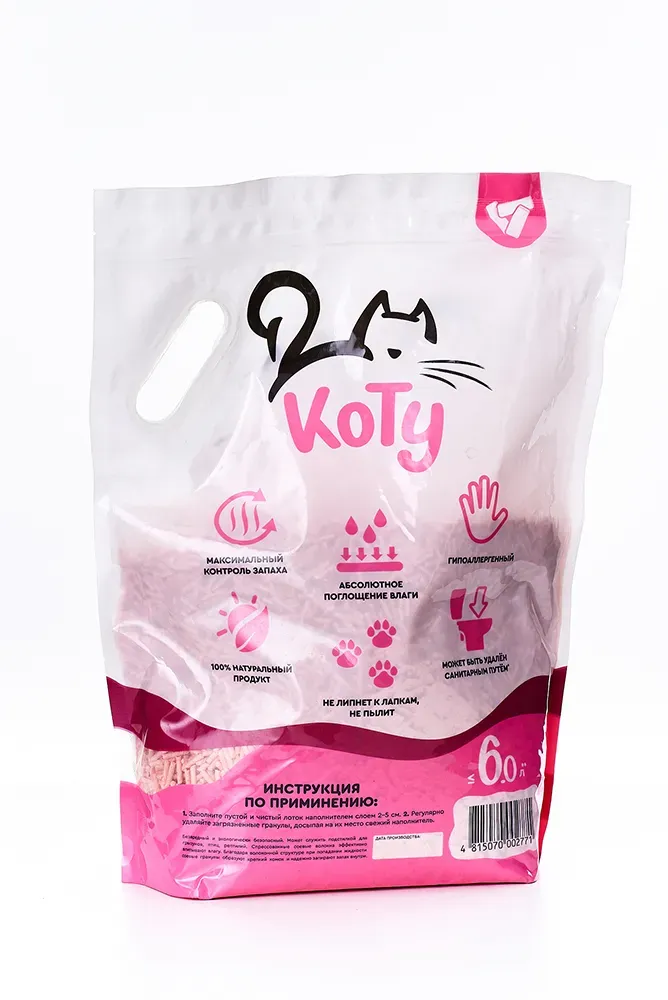 КОТУ Наполнитель TOFU Гламурный PINK