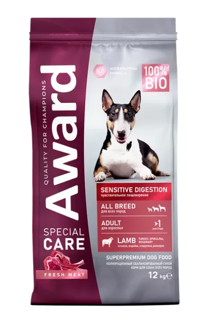 Award Special Care Adult Dog Sensitive Digestion (Ягненок)