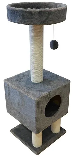 Cat House Когтеточка "Домик на ножках", 105 см, хлопок