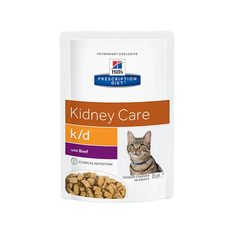 Hill's Prescription Diet k/d Kidney Care для кошек с говядиной
