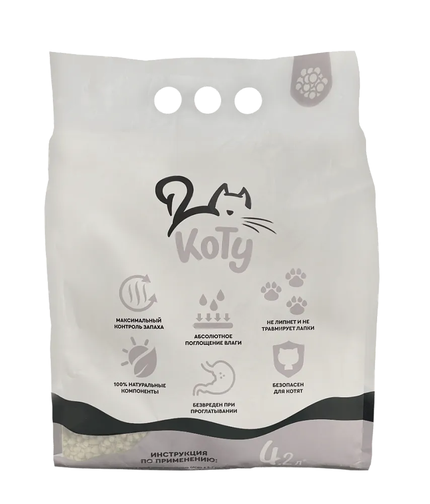 КОТУ комкующийся минеральный наполнитель